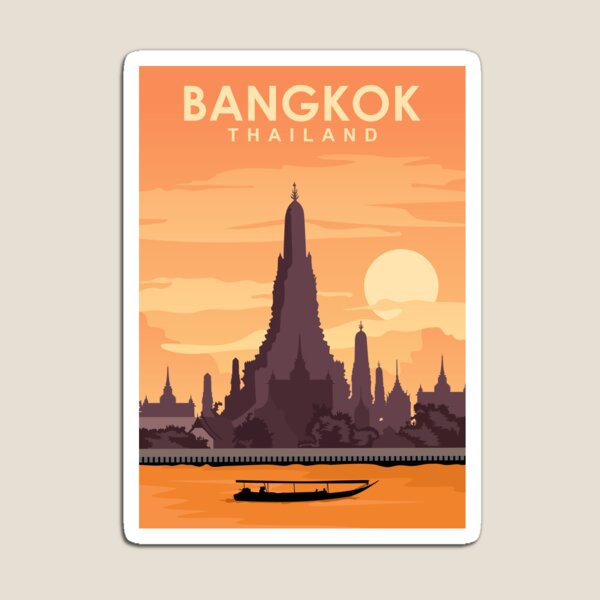 Bangkok Travel Poster Art Prin - đánh giá và giá Kids Toys Bangkok