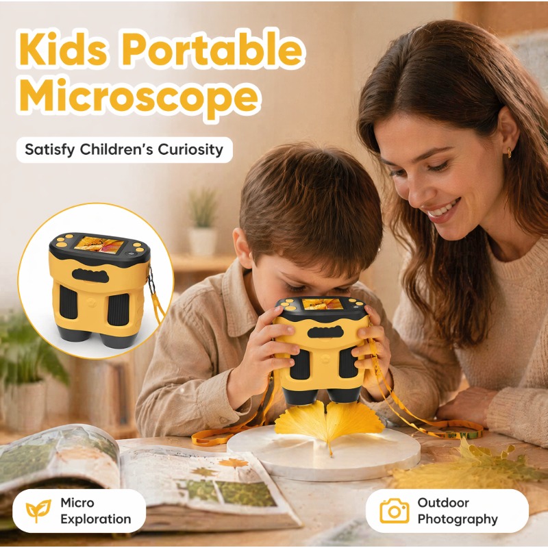 4K 1000X Microscope Camera Dig - đánh giá và giá Kids Toys Top View