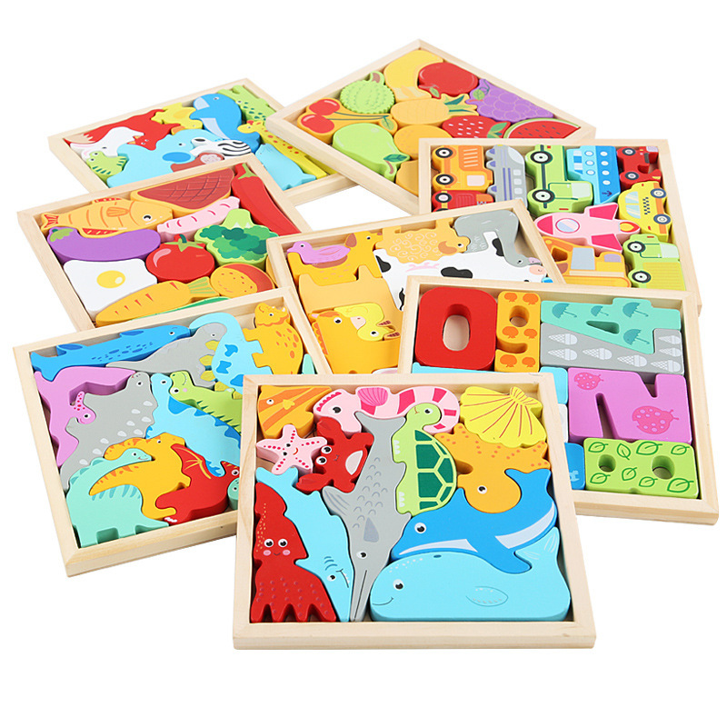 1pc 16.6cm Wooden Jigsaw Puzzl - đánh giá và giá Wooden Puzzle Kids