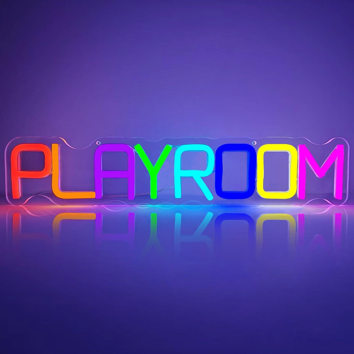 Playroom Neon Sign USB Dimmabl - đánh giá và giá Kids Play Zone Toys