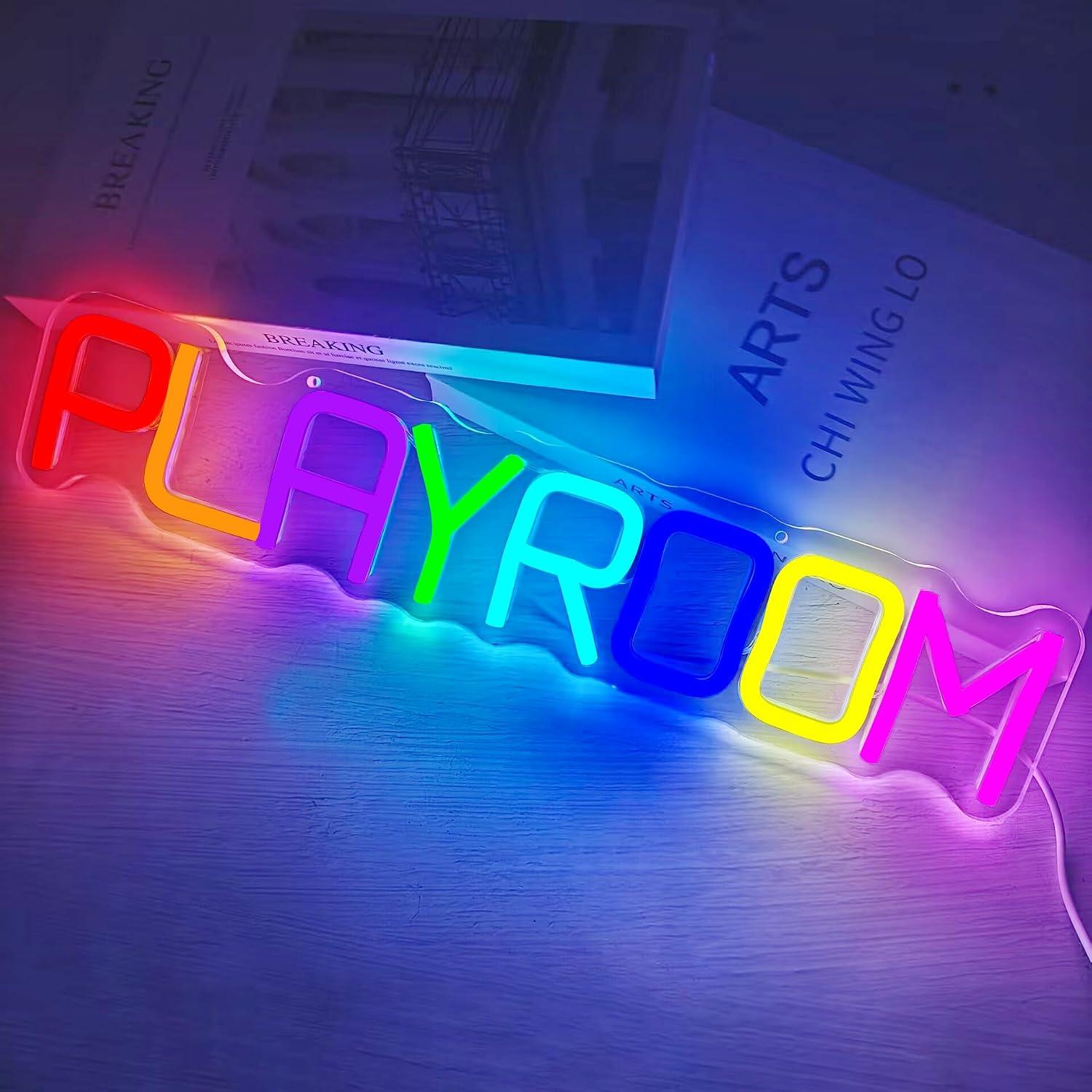 Playroom Neon Sign USB Dimmabl - đánh giá và giá Kids Play Zone Toys