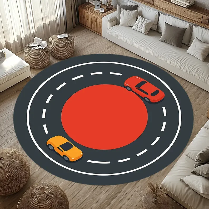 Kids Race Track Rug Round Toy  - đánh giá và giá Kids Toys In Wholesale