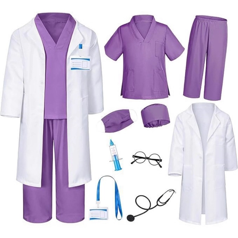 Kids Doctor Nurse Costume Whit - đánh giá và giá Kids Toys Bag