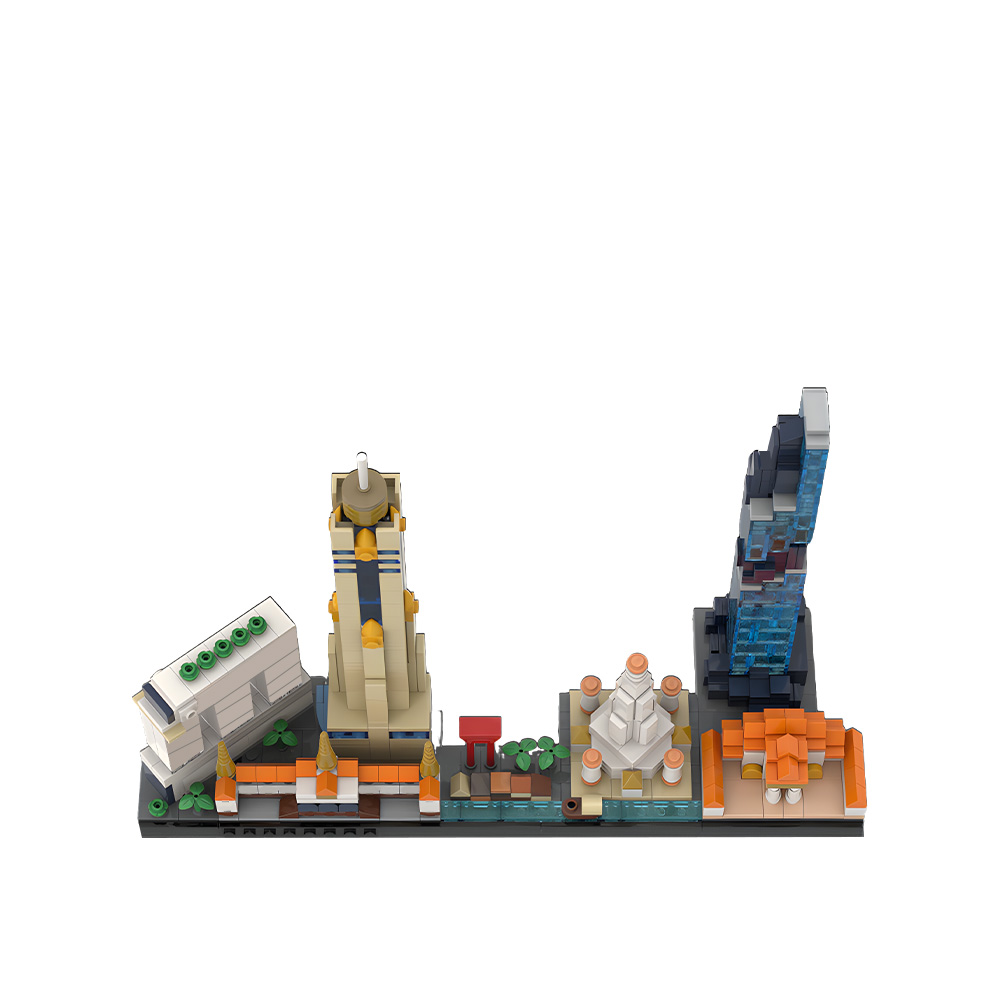 MOC Bangkok Skyline Building B - đánh giá và giá Kids Toys Bangkok