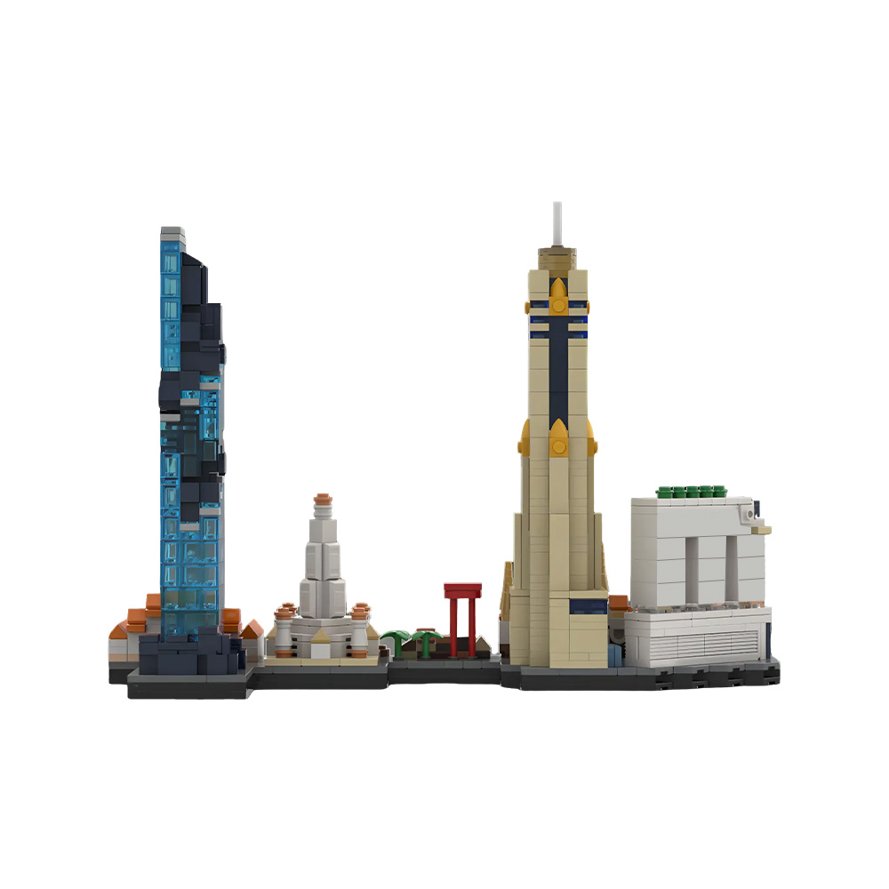 MOC Bangkok Skyline Building B - đánh giá và giá Kids Toys Bangkok