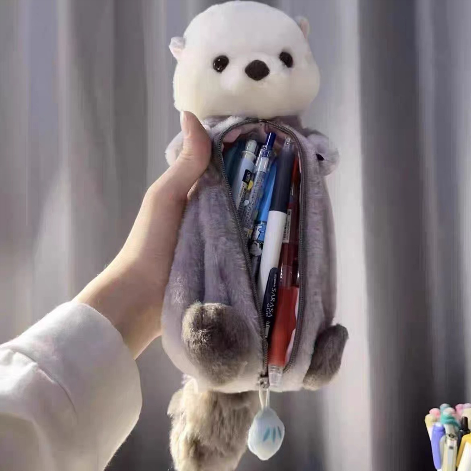 Creative Plush Toy Pencil Case - đánh giá và giá Kids Toys Bag
