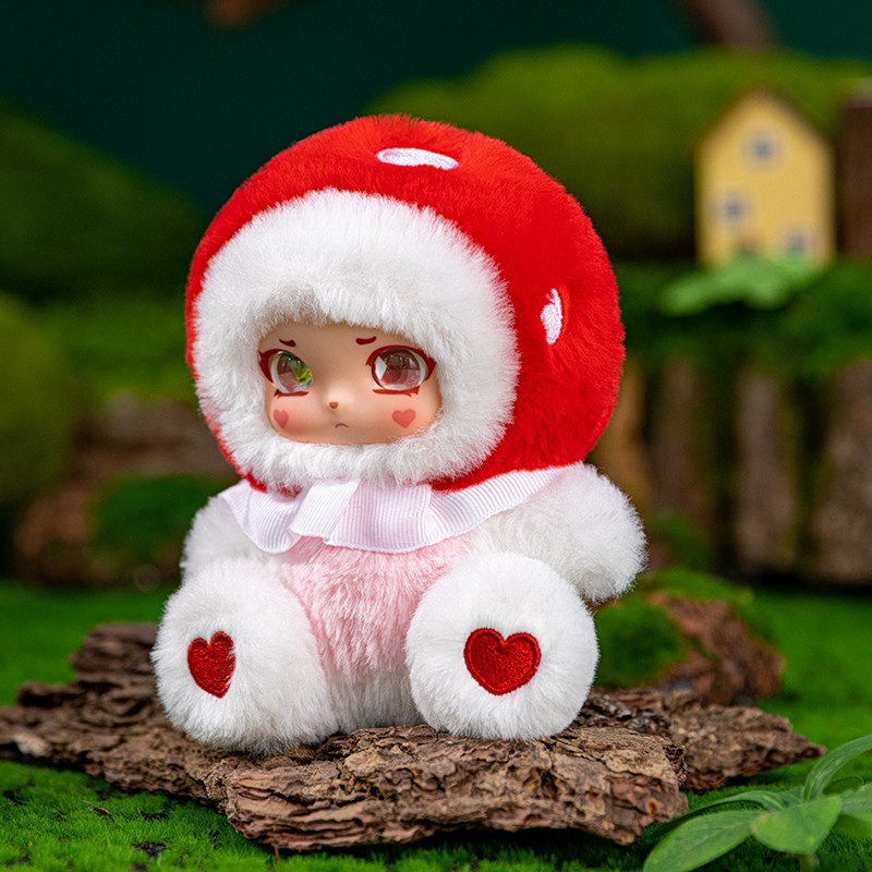 14cm Mushroom Girl Vinyl Plush - đánh giá và giá Kids Toys Bag