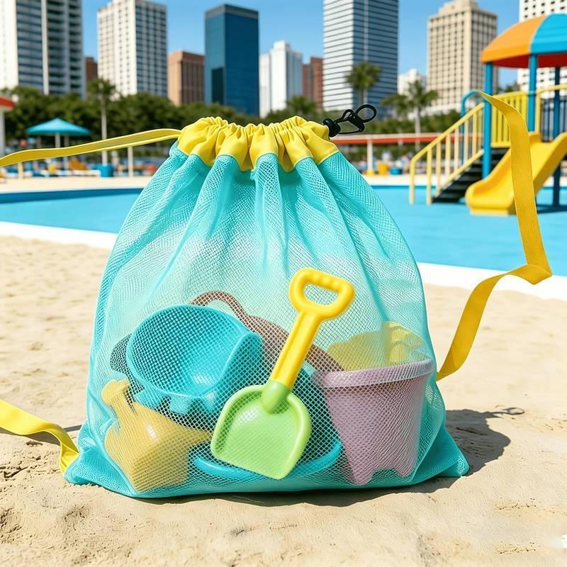 Large Capacity Portable Mesh B - đánh giá và giá Kids Toys Bag