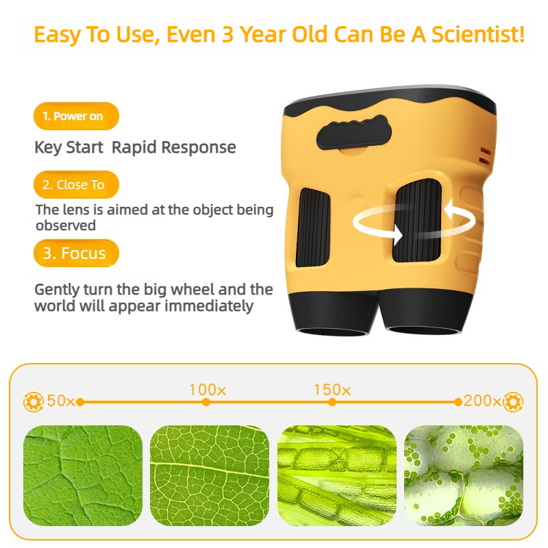 4K Microscope Camera 1000X Han - đánh giá và giá Kids Toys Top View