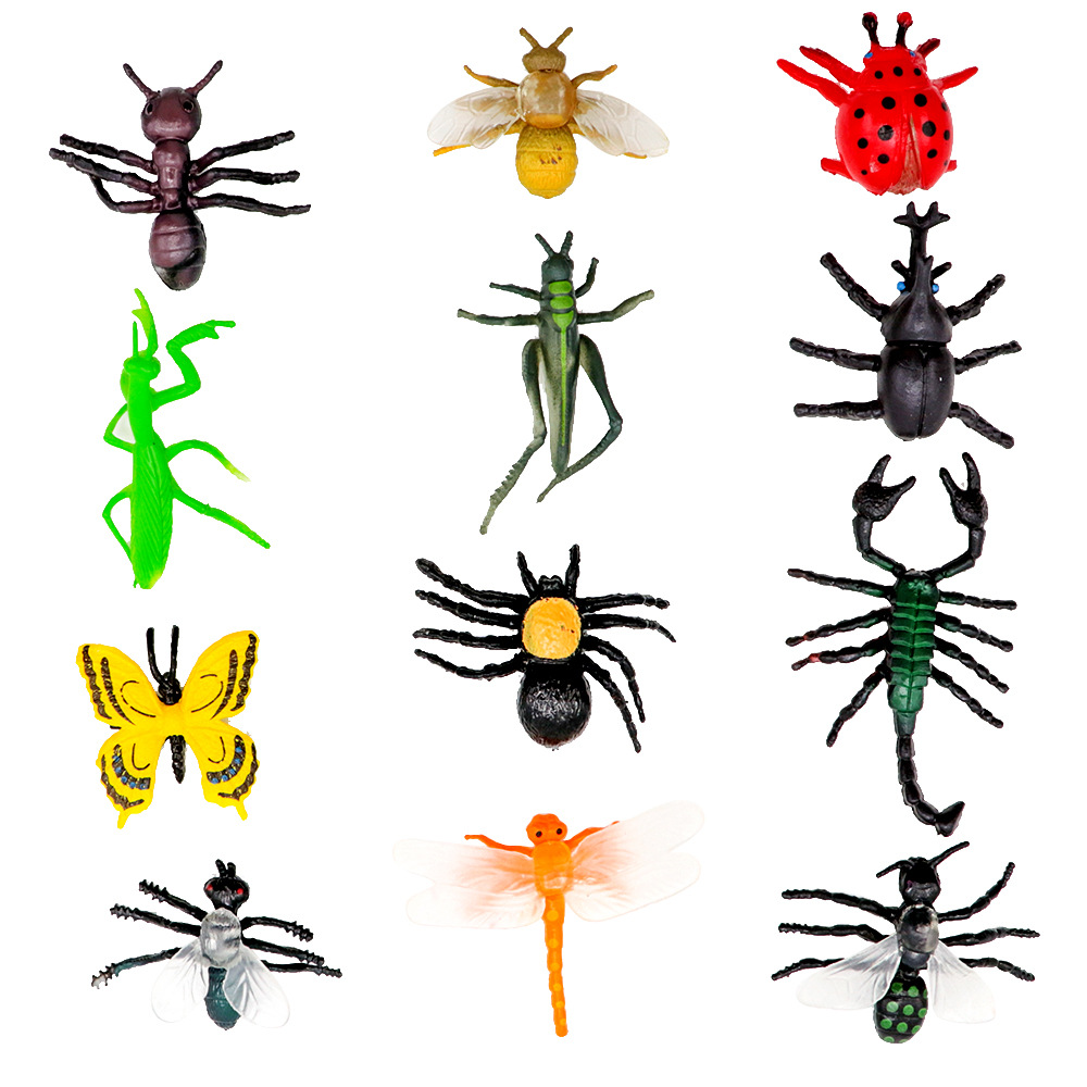 12pcs Simulation Funny Insect  - đánh giá và giá Kids Quirky Toys