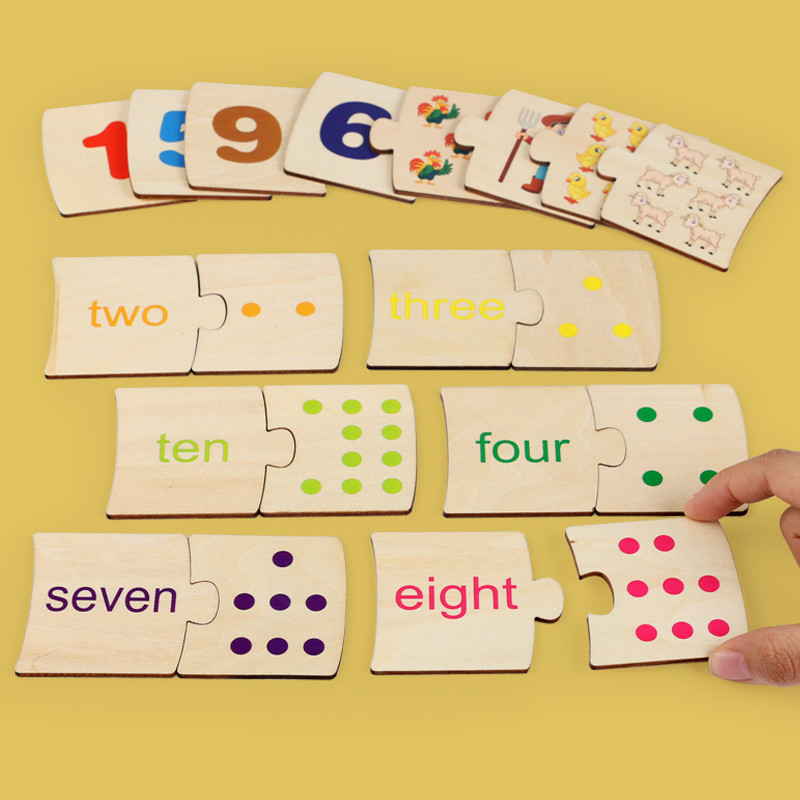 Children Iron Box Number Enlig - đánh giá và giá Wooden Puzzle Kids