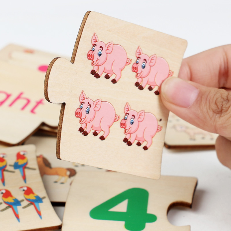 Children Iron Box Number Enlig - đánh giá và giá Wooden Puzzle Kids