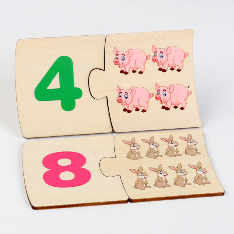 Children Iron Box Number Enlig - đánh giá và giá Wooden Puzzle Kids