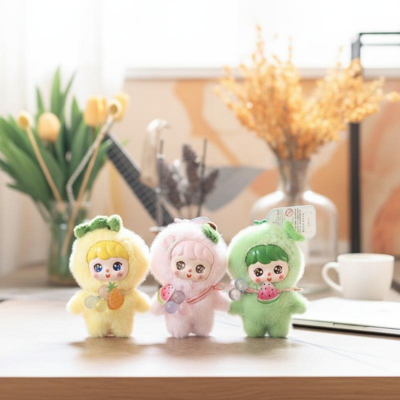 Cute Fruit Plush Doll Keychain - đánh giá và giá Kids Toys Bag
