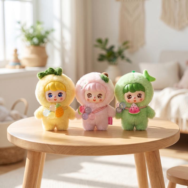 Cute Fruit Plush Doll Keychain - đánh giá và giá Kids Toys Bag