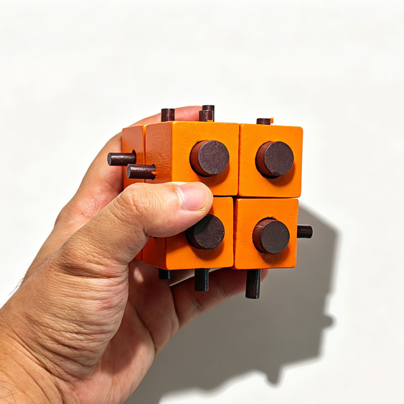 Difficult Luban Lock Wooden In - đánh giá và giá Wooden Puzzle Kids
