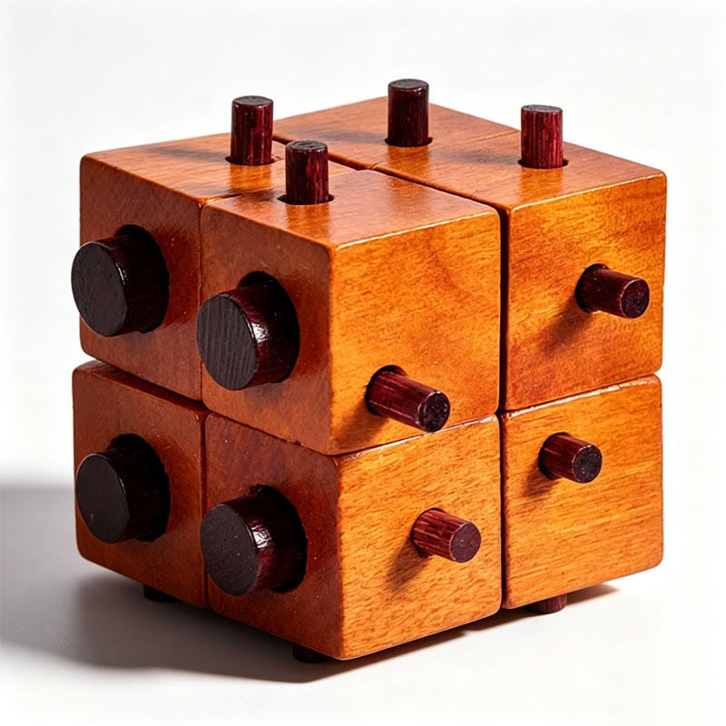 Difficult Luban Lock Wooden In - đánh giá và giá Wooden Puzzle Kids