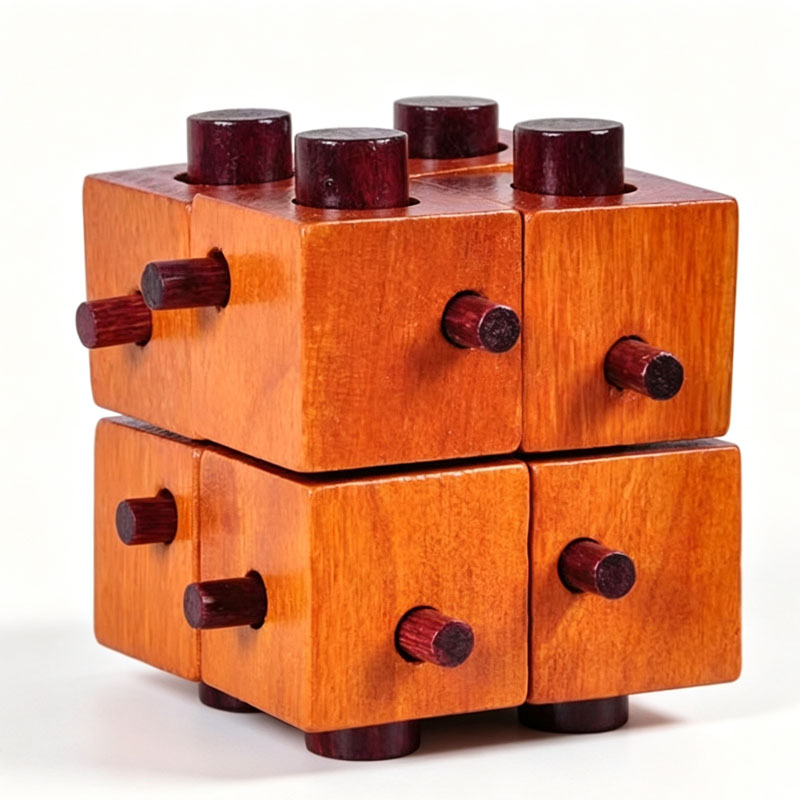 Difficult Luban Lock Wooden In - đánh giá và giá Wooden Puzzle Kids